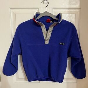 Patagonia Kids Synchilla Fleece Deep Pile Reflective Pull Over (Vintage 90s)